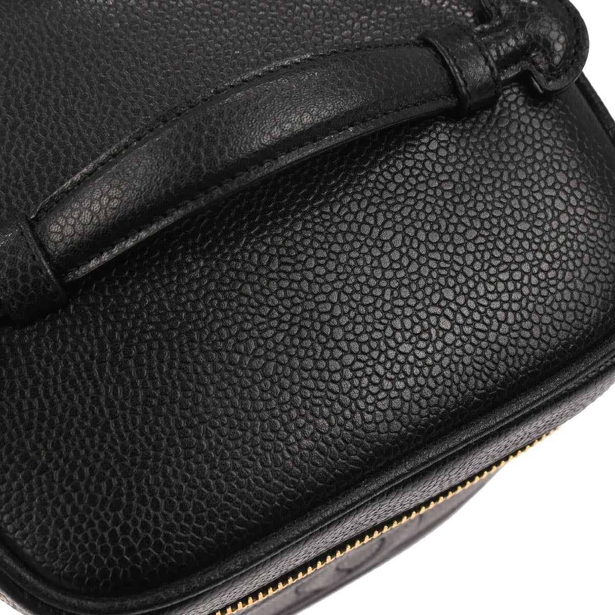 Chanel 1996-1997 Black Caviar Timeless Vanity Handbag