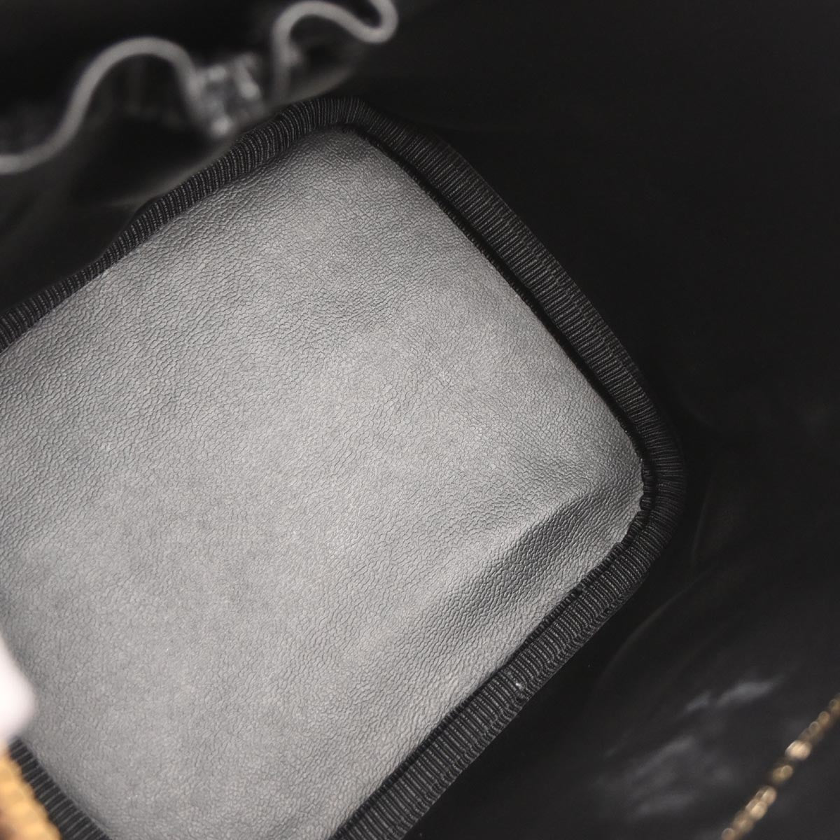 Chanel 1996-1997 Black Caviar Timeless Vanity Handbag