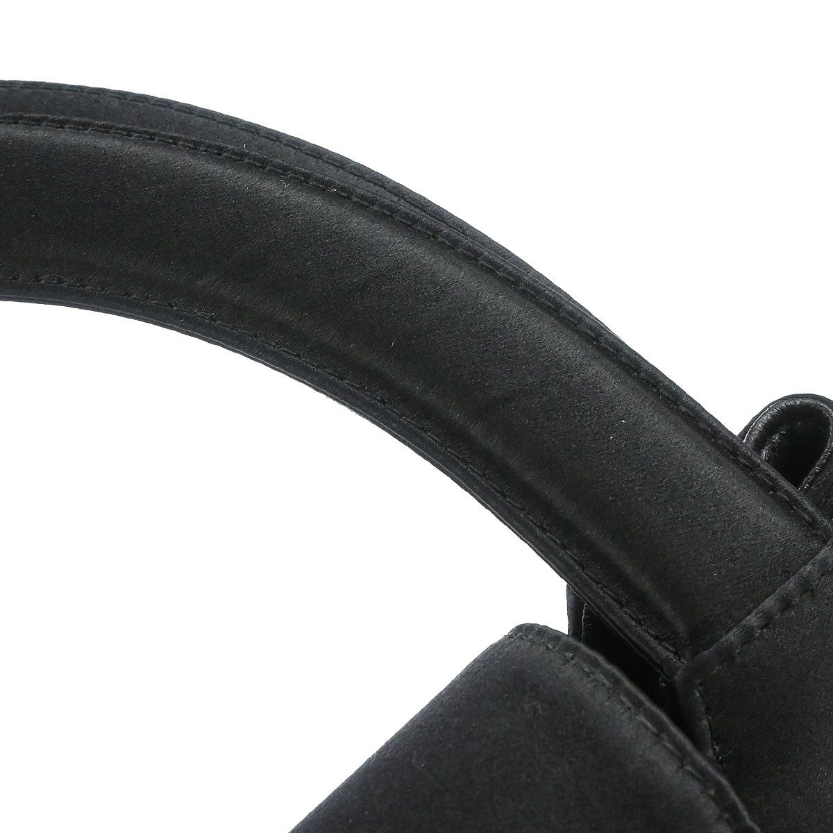 Chanel Black Satin Handbag