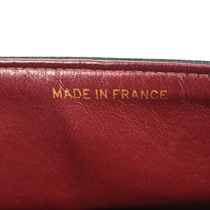 Chanel 1991-1994 Black Lambskin Small Classic Double Flap Shoulder Bag