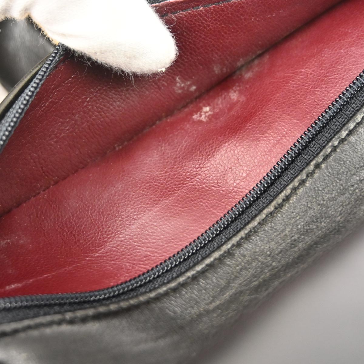 Chanel 1991-1994 Black Lambskin Small Classic Double Flap Shoulder Bag