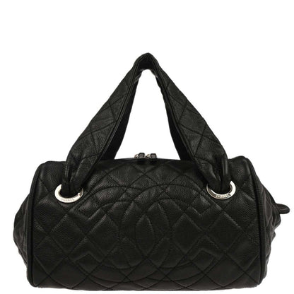 Chanel 2006-2008 Black Caviar Skin Handbag