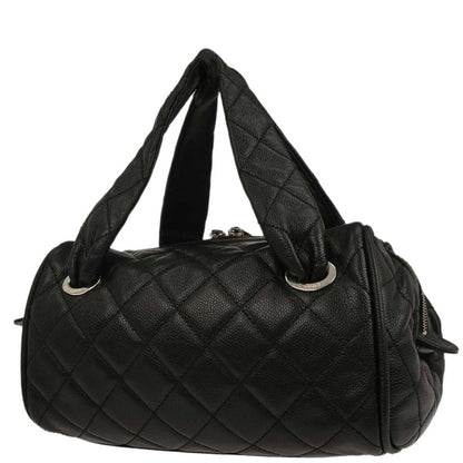 Chanel 2006-2008 Black Caviar Skin Handbag