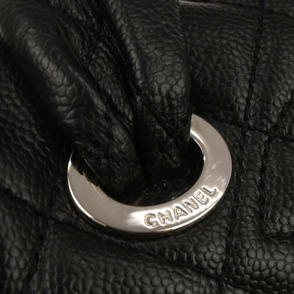 Chanel 2006-2008 Black Caviar Skin Handbag