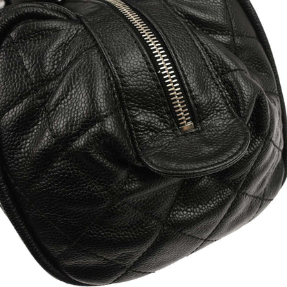 Chanel 2006-2008 Black Caviar Skin Handbag