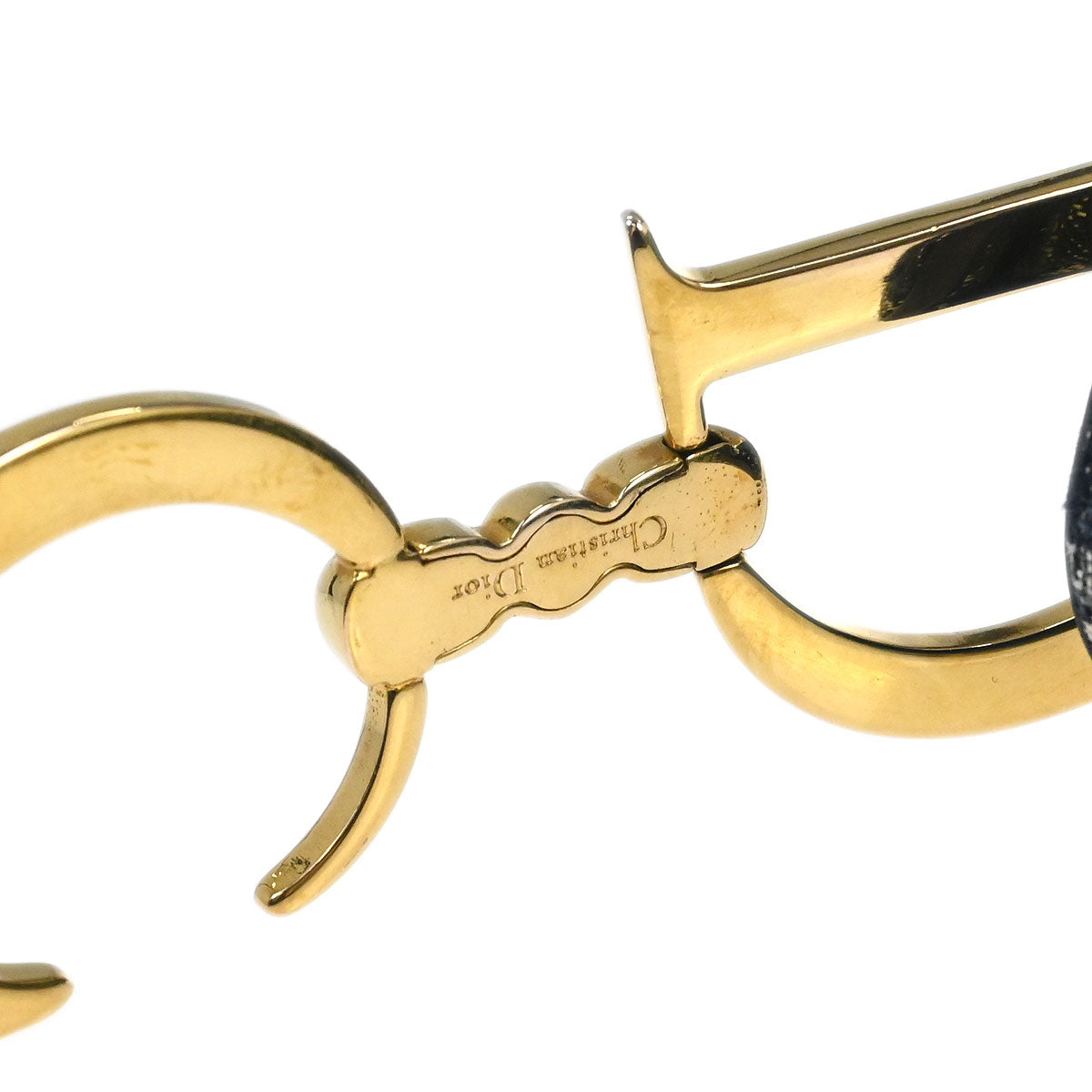 Christian Dior Navy Trotter Saddle Handbag