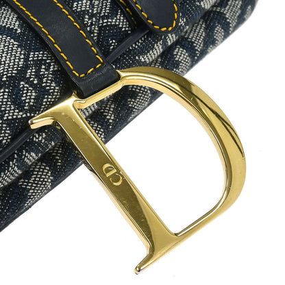 Christian Dior Navy Trotter Saddle Handbag