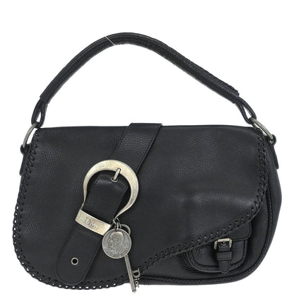 Christian Dior Black Gaucho Handbag