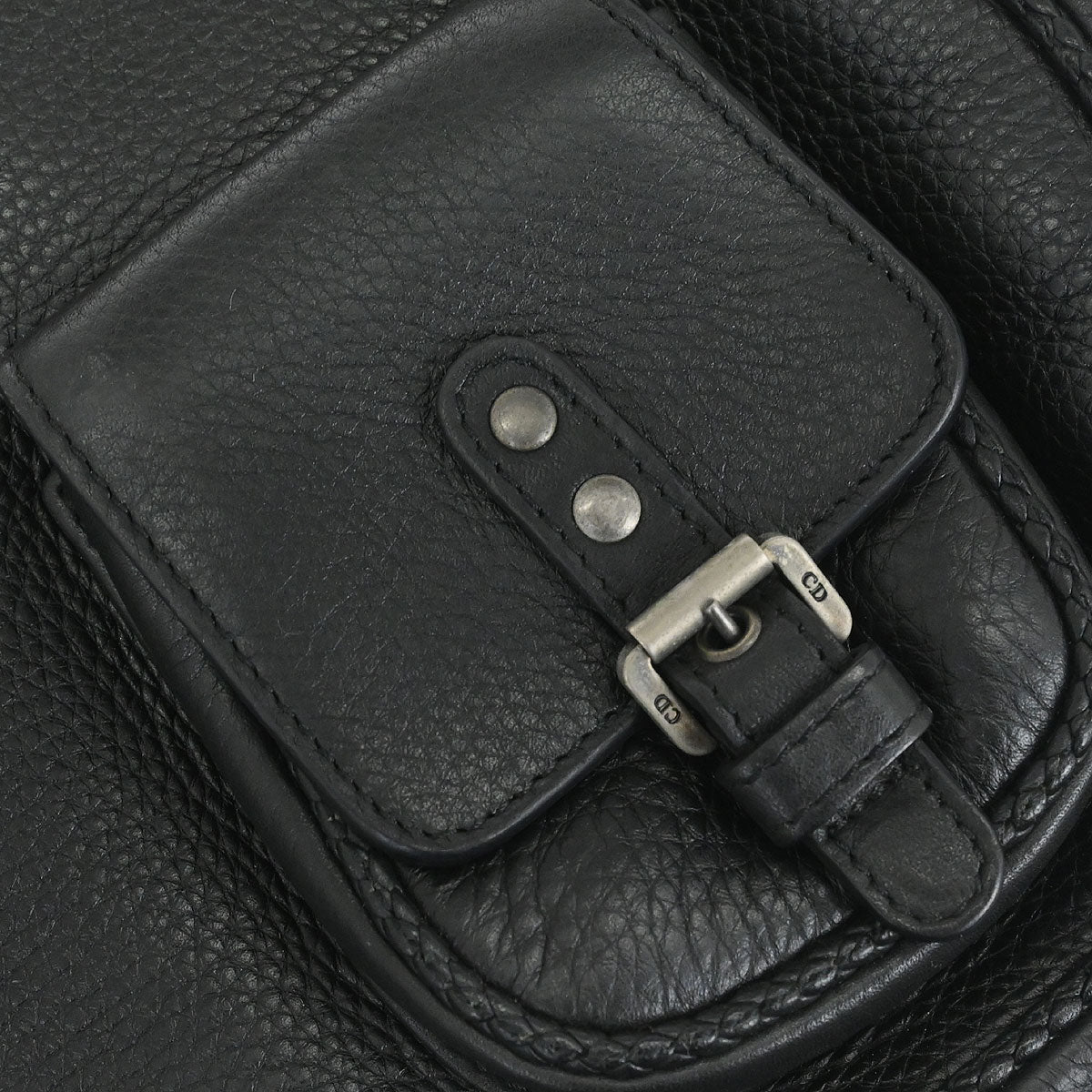 Christian Dior Black Gaucho Handbag