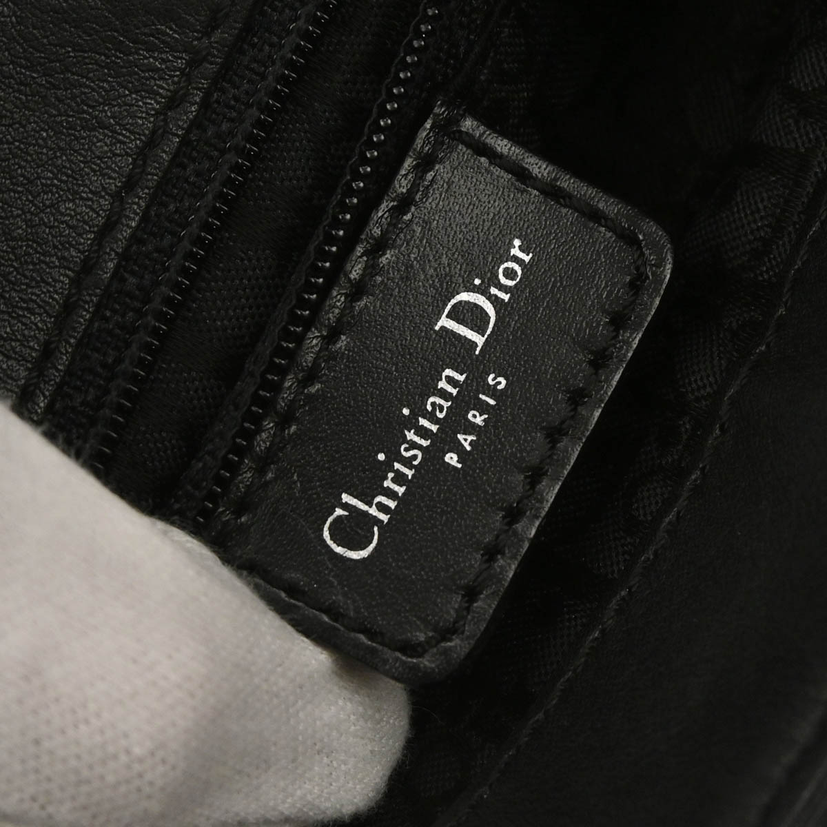 Christian Dior Black Leather Handbag