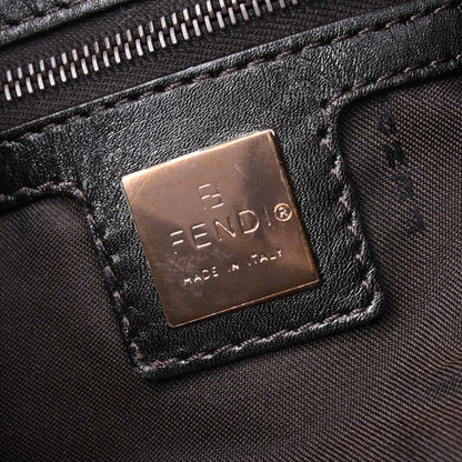 Fendi Dark Green Corduroy Mamma Baguette Handbag