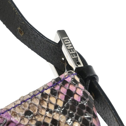 Fendi * Python Purple Shoulder Bag