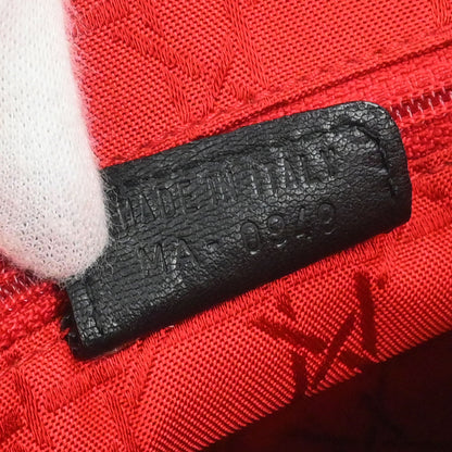 Christian Dior Black Lambskin Large Lady Dior Cannage 2way Shoulder Handbag