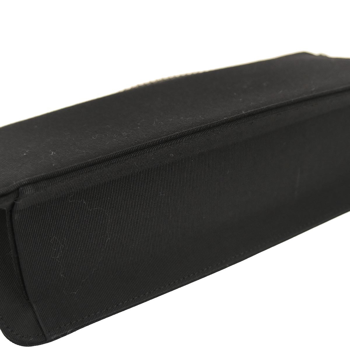 Chanel Black Satin Shoulder Bag