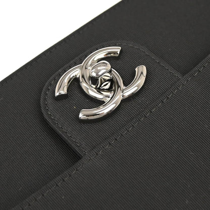 Chanel Black Satin Shoulder Bag