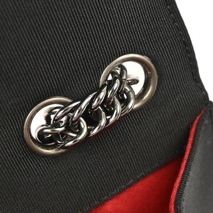 Chanel Black Satin Shoulder Bag