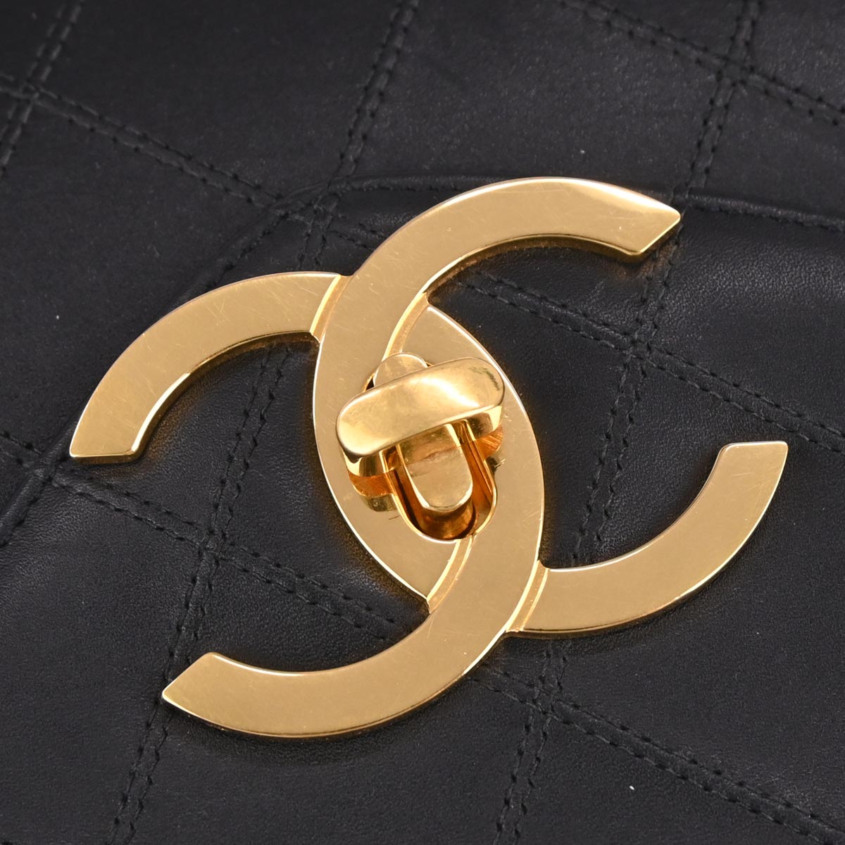 Chanel Black Lambskin Bicolore Supermodel Shoulder Bag