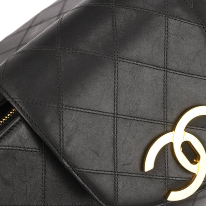 Chanel Black Lambskin Bicolore Supermodel Shoulder Bag
