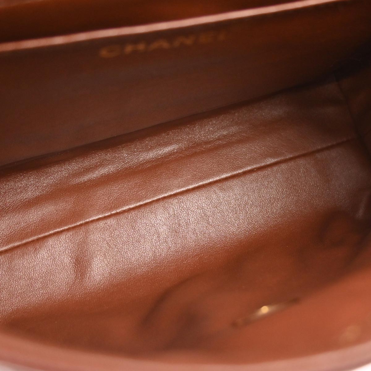 Chanel 1996-1997 Brown Caviar Skin Kelly Handbag