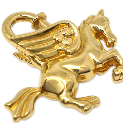 Hermes 1993 Le Cheval Pegasus Cadena Gold Small Good