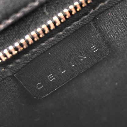 Celine Black Suede C Macadam Handbag