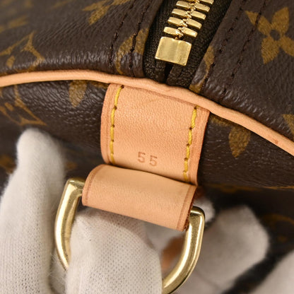 Louis Vuitton Monogram Keepall Bandouliere 55 Duffle Bag M41414