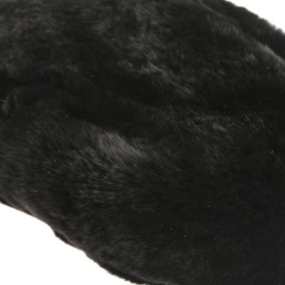 Chanel * 2002-2003 Black Lapin Fur Handbag