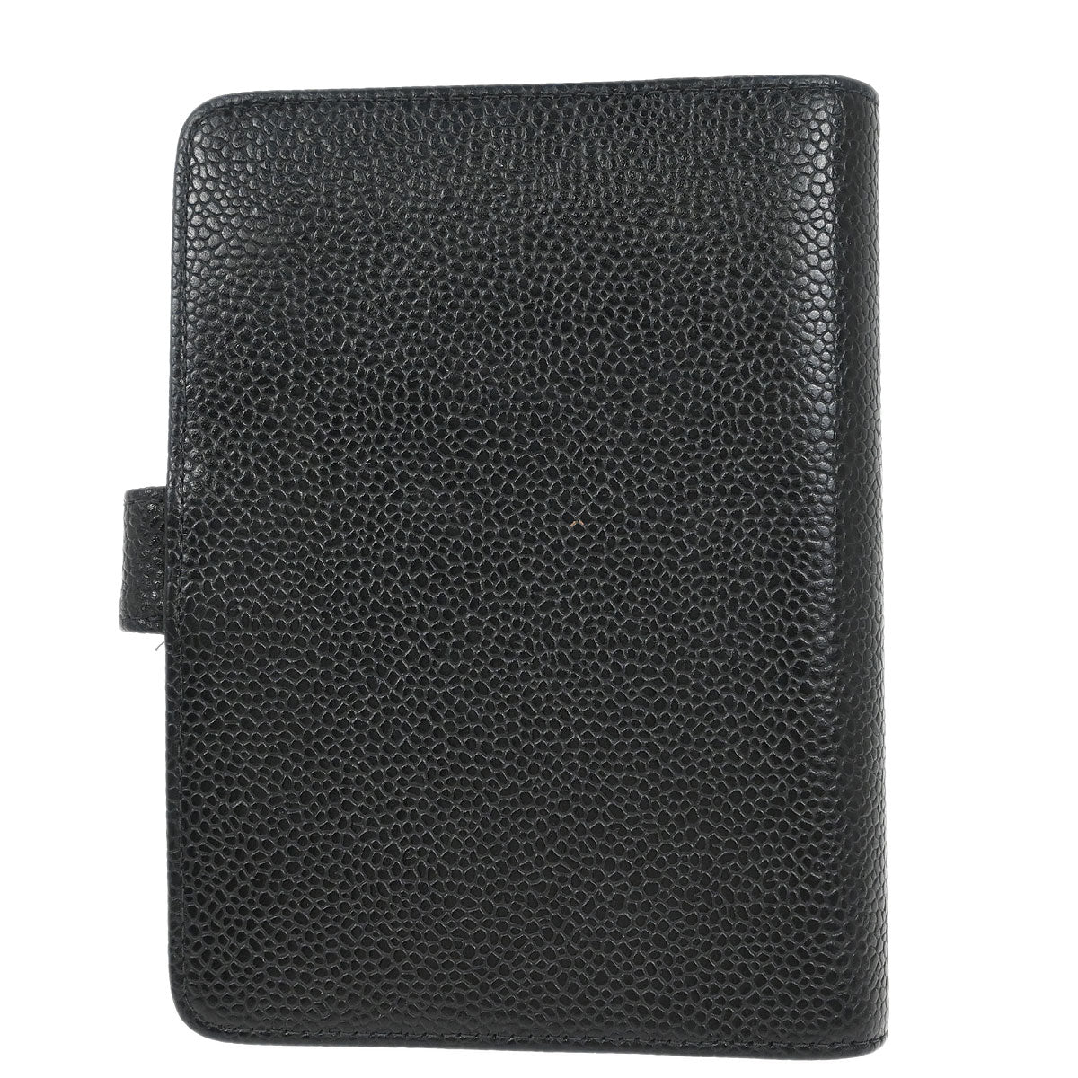 Chanel Black Caviar Skin Notebook Cover Small Good