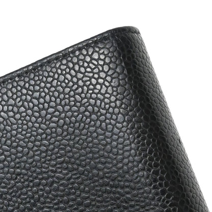 Chanel Black Caviar Skin Notebook Cover Small Good