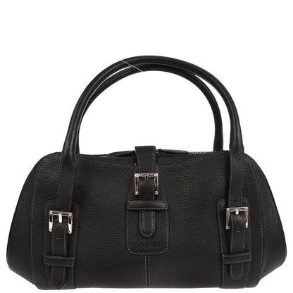 Loewe Black Leather Senda Handbag