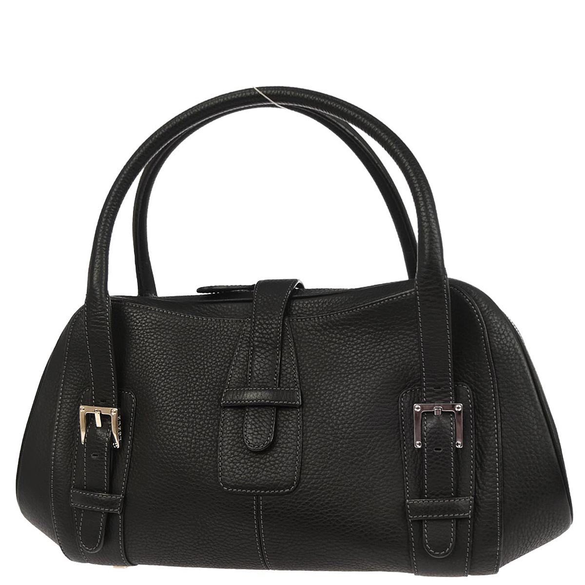 Loewe Black Leather Senda Handbag