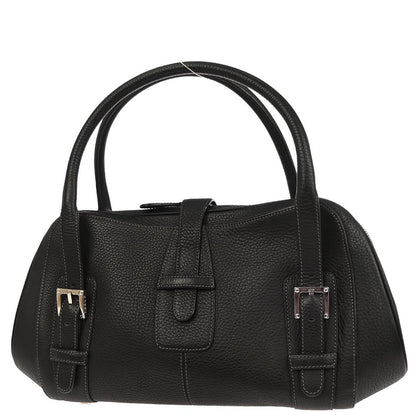 Loewe Black Leather Senda Handbag