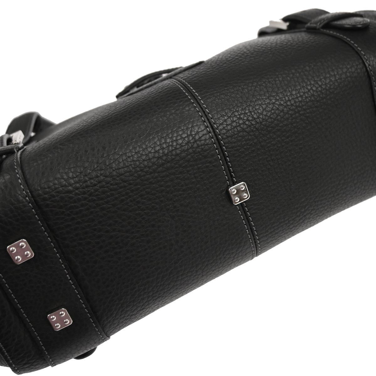 Loewe Black Leather Senda Handbag