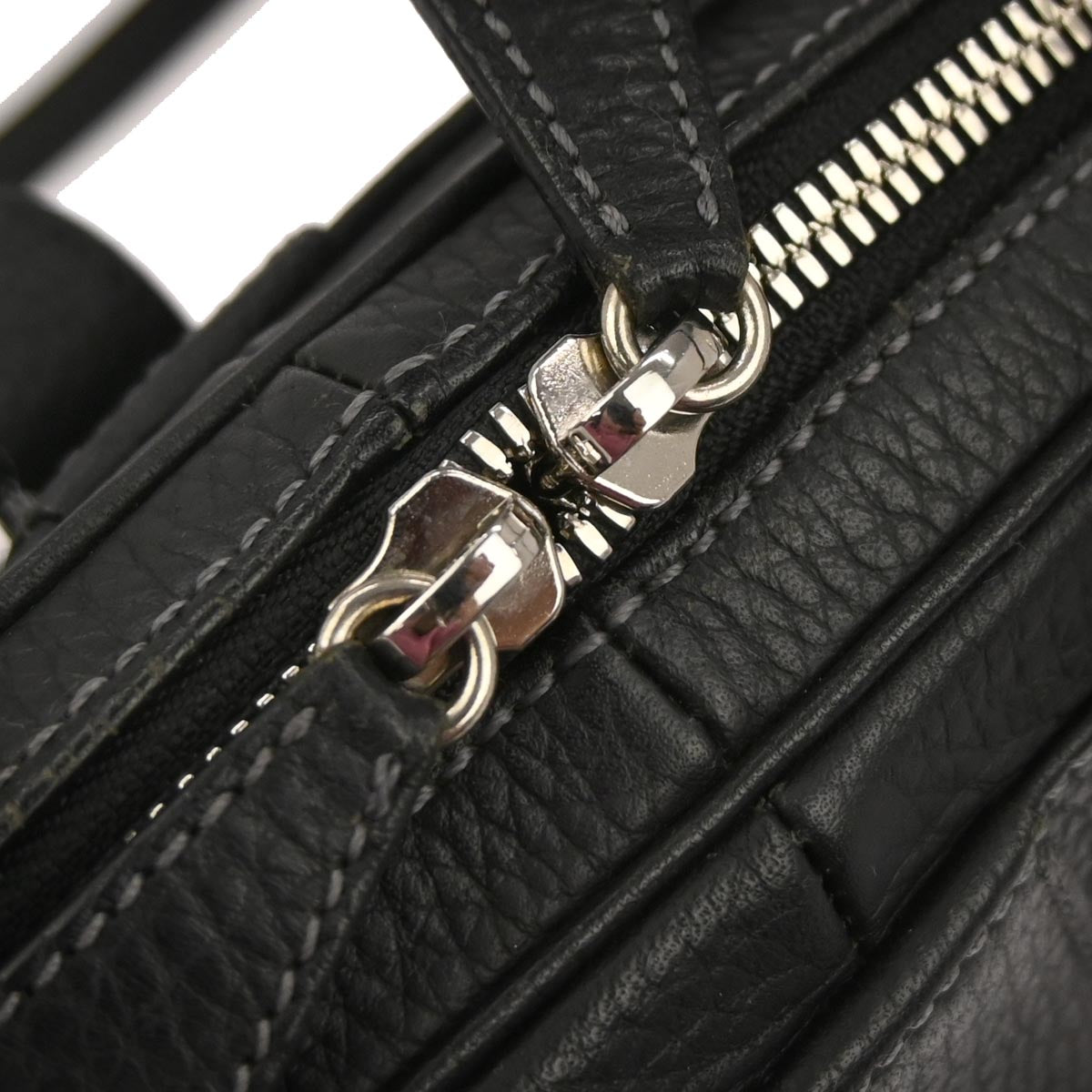 Loewe Black Leather Senda Handbag