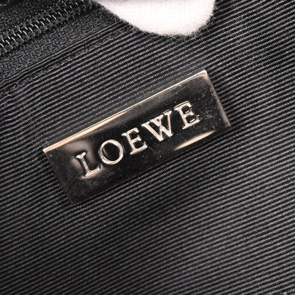 Loewe Black Leather Fusta Tote Handbag