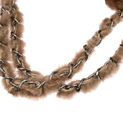 Chanel 2005-2006 Brown Mouton Choco Bar Tote Handbag