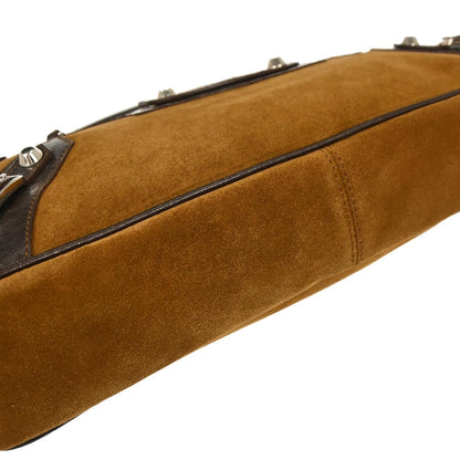 Balenciaga Brown Suede The First 2way Shoulder Handbag