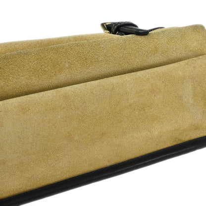 Loewe Beige Suede Shoulder Bag