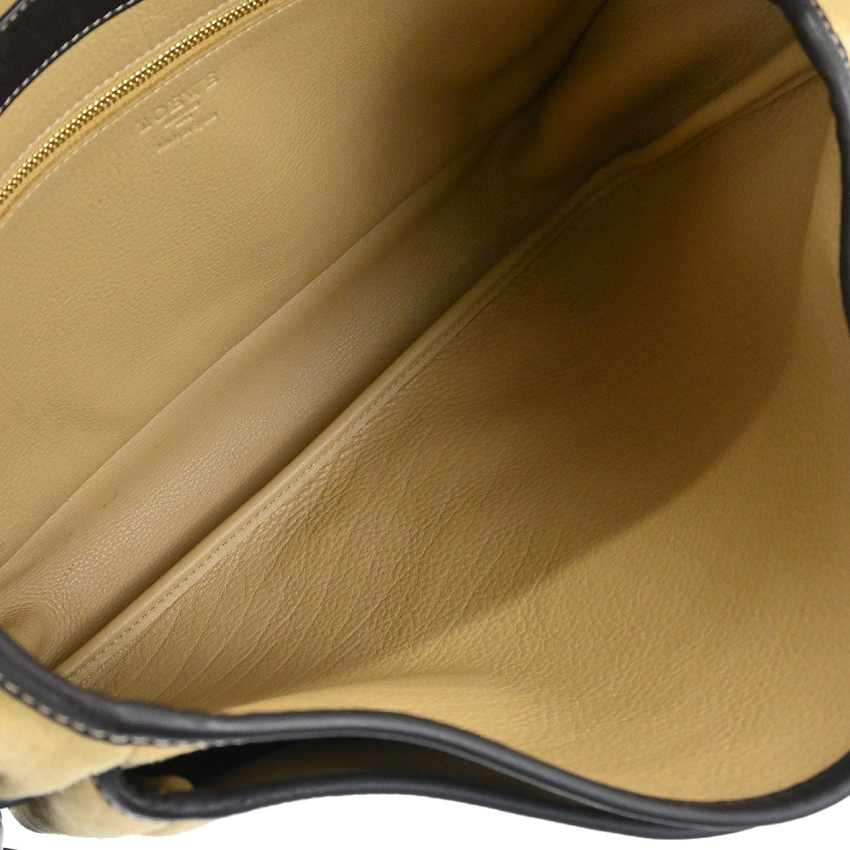 Loewe Beige Suede Shoulder Bag