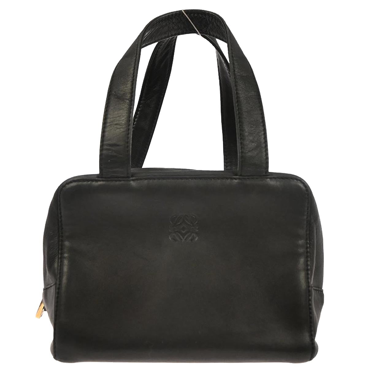 Loewe Black Leather Handbag L18