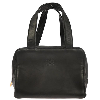 Loewe Black Leather Handbag L18