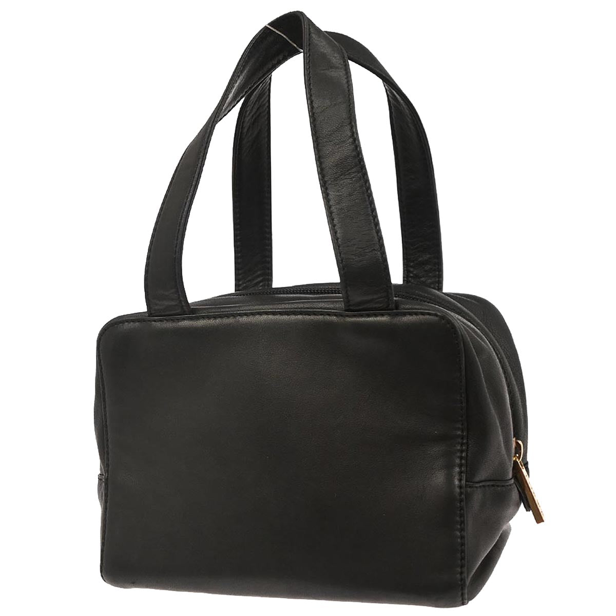 Loewe Black Leather Handbag L18