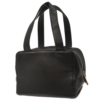 Loewe Black Leather Handbag L18