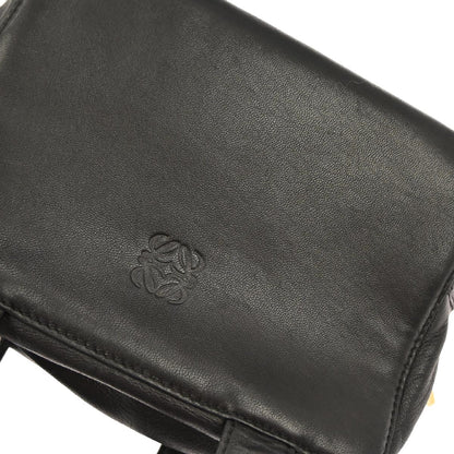 Loewe Black Leather Handbag L18