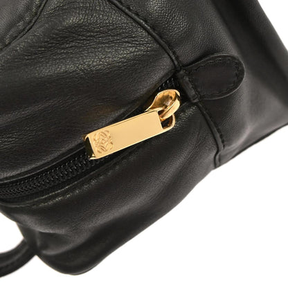 Loewe Black Leather Handbag L18