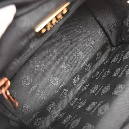 Loewe Black Leather Handbag L18