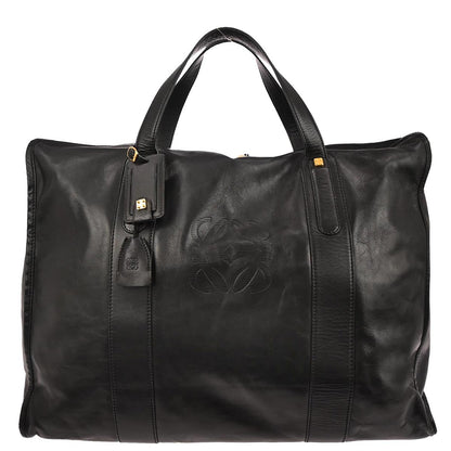 Loewe Black Anagram Travel Handbag