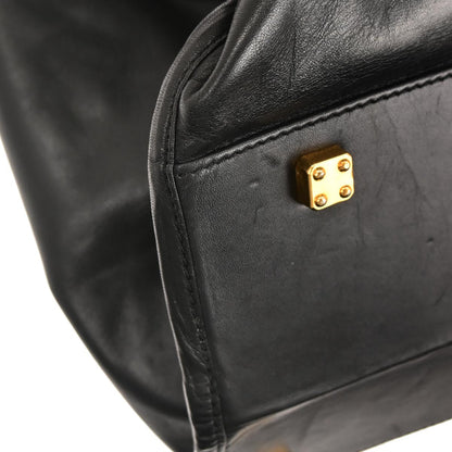 Loewe Black Anagram Travel Handbag