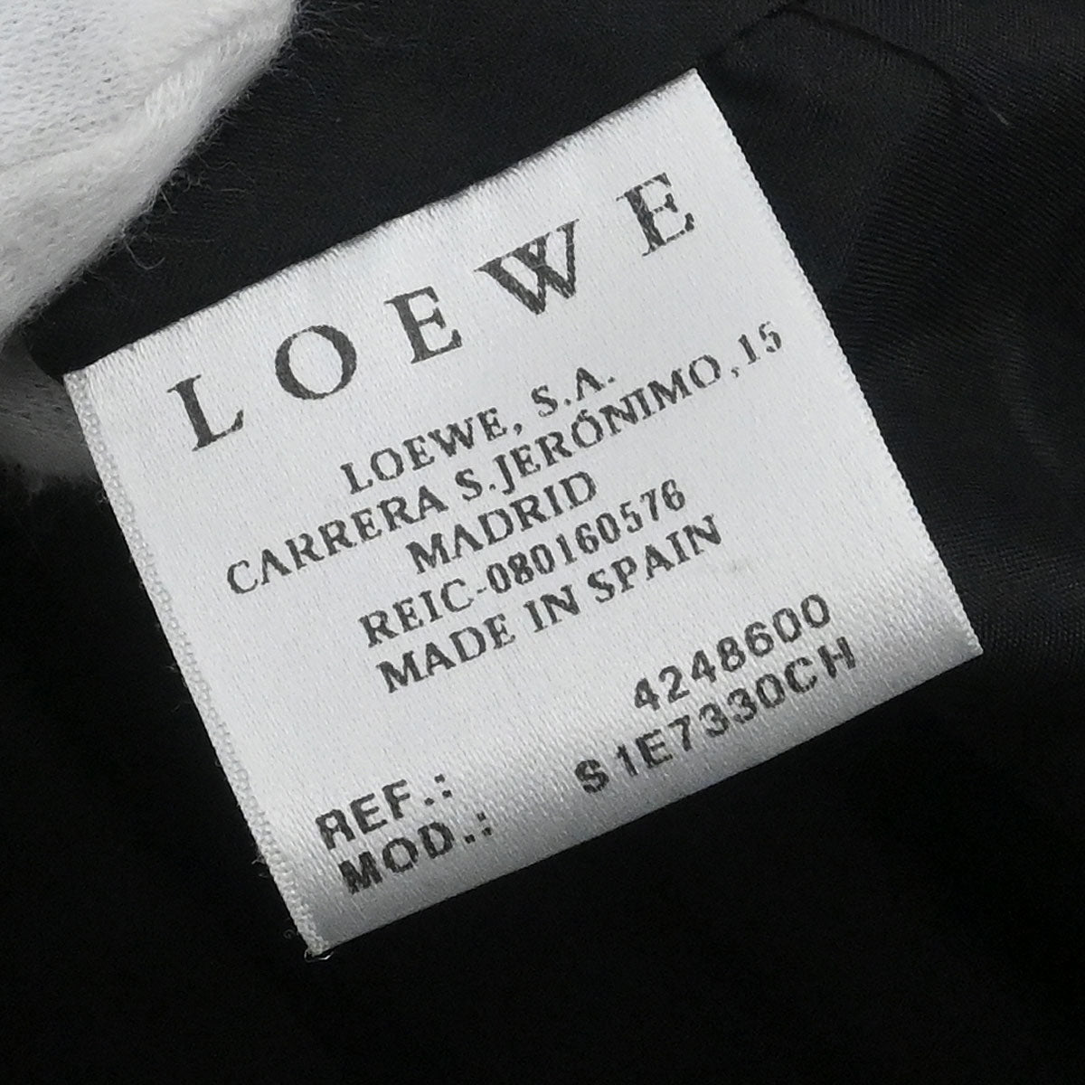 Loewe Single Breasted Jacket Black