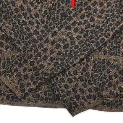 Fendi Setup Suit Cardigan Skirt Leopard Brown #42 #40